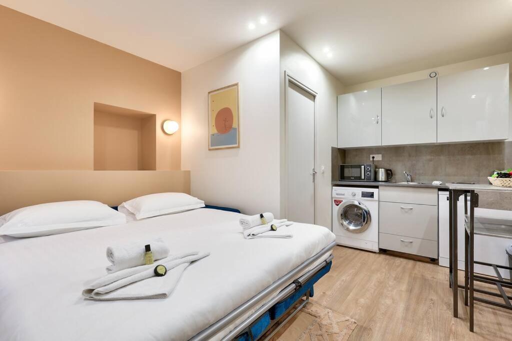 Ferienwohnung Studio Confortable Au Coeur De Paris Exterior foto